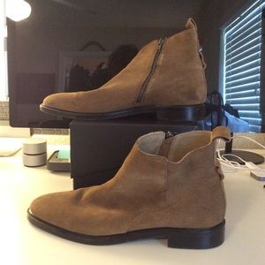 Men’s Banana Republic side zip boots size 10